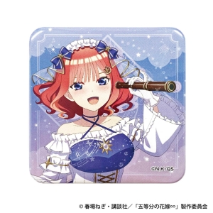 E賞 スクエア缶バッジ 中野二乃 五等分の花嫁∽ ぱすてるふぁっしょん＆ホロスコープ